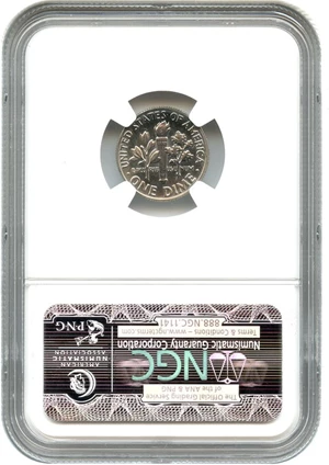 image for: 1969-D/D 10c NGC MS65 FB (FS-501)