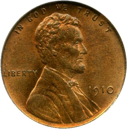 image for: 1910 1c PCGS/CAC MS65 RB