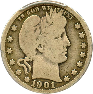 image for: 1901-O 25c PCGS Good-6