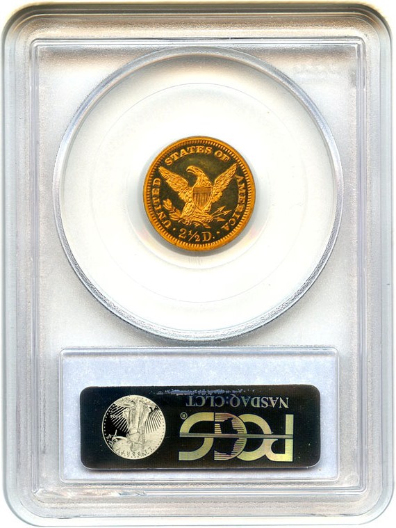 image for: 1881 $2 1/2 PCGS Proof 64 DCAM - Rare Issue with a Very Low Mintage