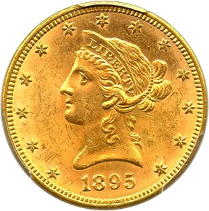 image for: 1895 $10 PCGS MS63 - No Reserve!