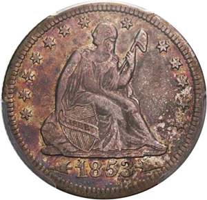 image for: 1853-O 25c PCGS VF30 (Arrows & Rays)