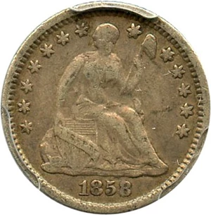 image for: 1858-O H10c PCGS VF35
