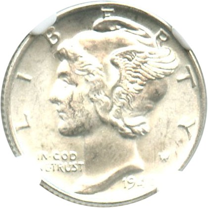 image for: 1940 10c NGC MS65