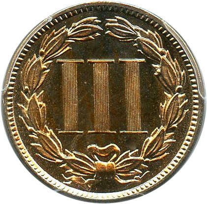 image for: 1885 3cN PCGS Proof 65 CAM