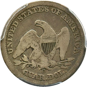 image for: 1850-O 25c PCGS/CAC VG-8 - Scarce Date