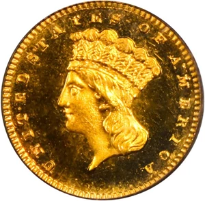 image for: 1886 G$1 PCGS/CAC Proof 63 CAM - Low Mintage Proof