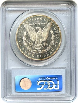 image for: 1878 7/8TF $1 PCGS/CAC MS63 DMPL (Strong, VAM-41, 7/7)