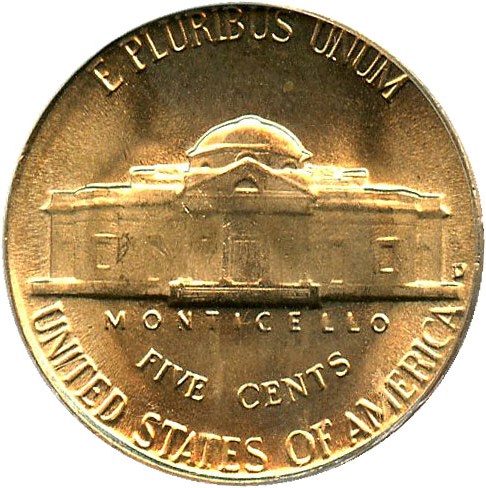 image for: 1948-D 5c PCGS MS66 - Colorful Toning