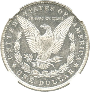 image for: 1881-O $1 NGC MS60 PL