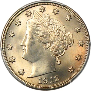 image for: 1912-S 5c PCGS MS66