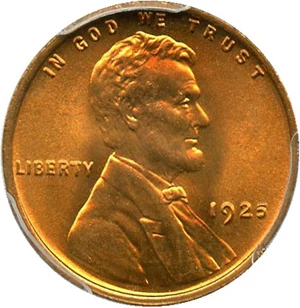 image for: 1925 1c PCGS MS67 RD - Registry Quality Gem