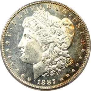 image for: 1887 $1 PCGS/CAC MS63 DMPL