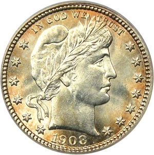 image for: 1908-S 25c PCGS/CAC MS63 OGH - No Reserve!