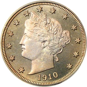 image for: 1910 5c PCGS/CAC Proof 67 OGH - No Reserve!
