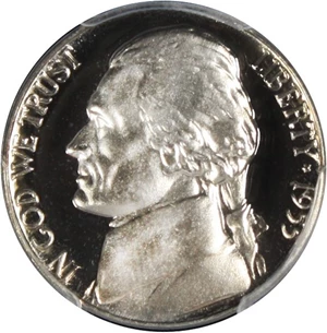 image for: 1955 5c PCGS Proof 68 DCAM - Registry Quality Gem, Tied for Finest at PCGS