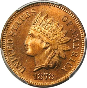 image for: 1878 1c PCGS/CAC MS65 RB