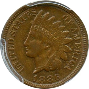 image for: 1886 1c PCGS/CAC MS62 BN (Type 2) Scarce Variety