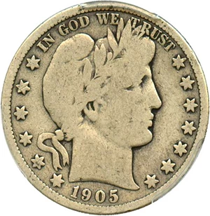 image for: 1905-S 50c PCGS VG-8