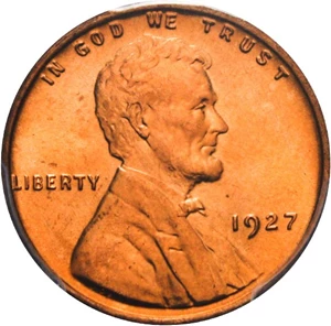 image for: 1927 1c PCGS/CAC MS67 RD - Registry Quality Gem, Tied for Finest Graded