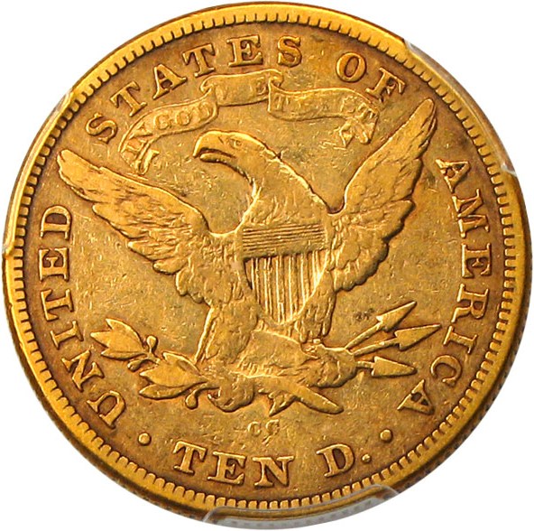 image for: 1874-CC $10 PCGS VF20 - Scarce Carson City Eagle - No Reserve!
