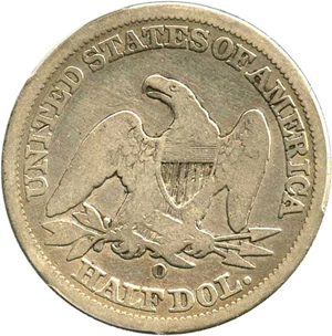 image for: 1846-O 50c PCGS Genuine VG Details, Cleaning (Medium Date)