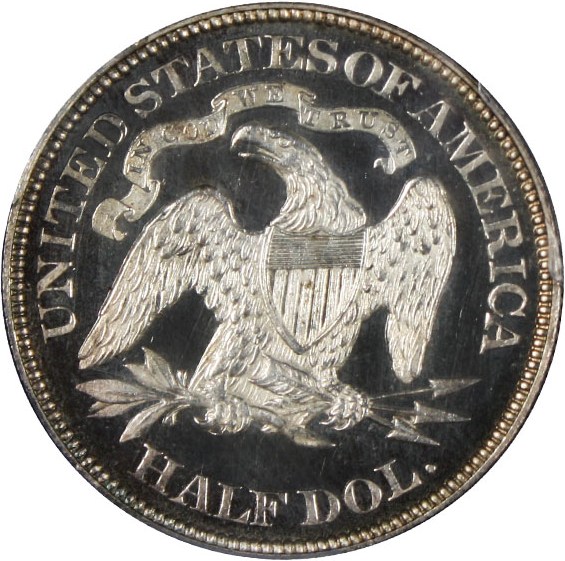 image for: 1876 50c PCGS Proof 64 CAM
