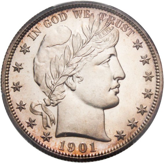 image for: 1901 50c PCGS Proof 64 CAM