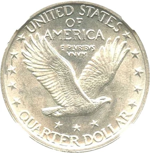 image for: 1923 25c NGC MS63 FH