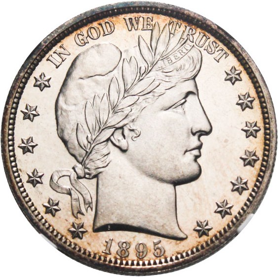 image for: 1895 50c NGC Proof 65 - No Reserve!