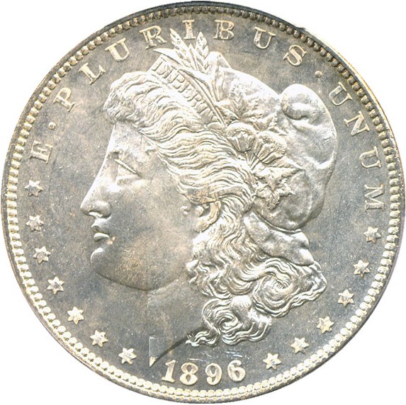 image for: 1896 $1 PCGS MS65 PL