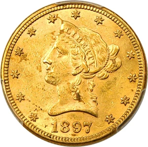 image for: 1897 $10 PCGS MS61 - No Reserve!
