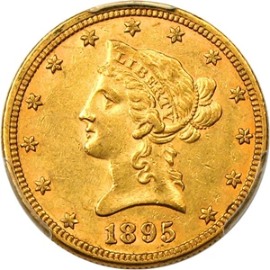 image for: 1895 $10 PCGS AU53 - No Reserve!