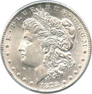 image for: 1878-S $1 PCGS Genuine UNC Details, Cleaning