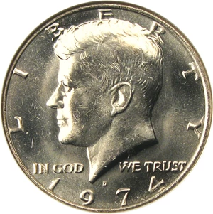 image for: 1974-D 50c NGC MS65 (Doubled Die Obverse, VP-001, FS-101)