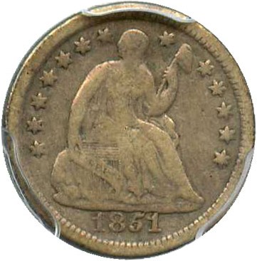 image for: 1851-O H10c PCGS F15