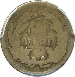 image for: 1870 10c PCGS Good-6