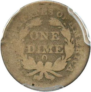 image for: 1849-O 10c PCGS Genuine G Details, Scratch - No Reserve!