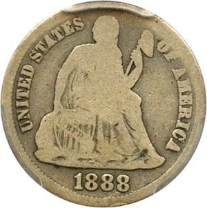 image for: 1888-S 10c PCGS Good-4
