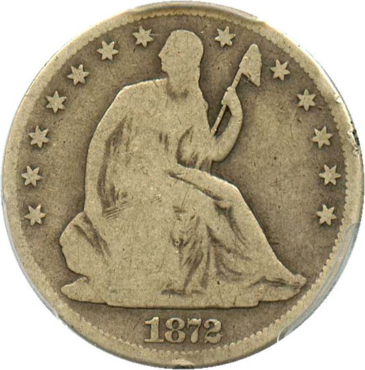 image for: 1872 50c PCGS Good-4