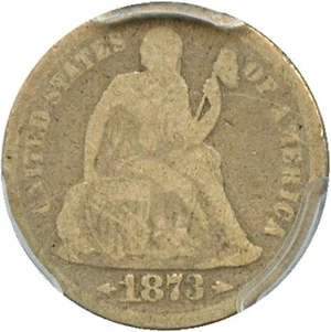 image for: 1873 10c PCGS AG-3 (Arrows)