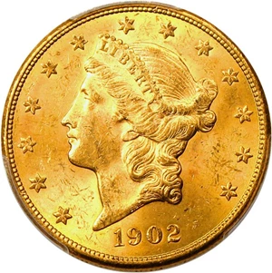 image for: 1902-S $20 PCGS/CAC MS62+ - No Reserve!