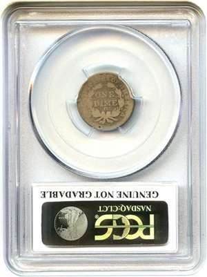 image for: 1849-O 10c PCGS Genuine G Details, Scratch - No Reserve!