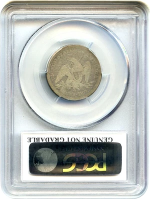 image for: 1842-O 25c PCGS Genuine G Details, Damage (Large Date)