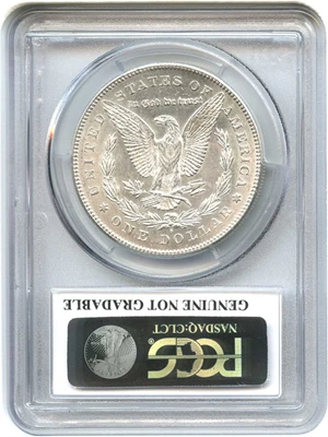 image for: 1878-S $1 PCGS Genuine UNC Details, Cleaning