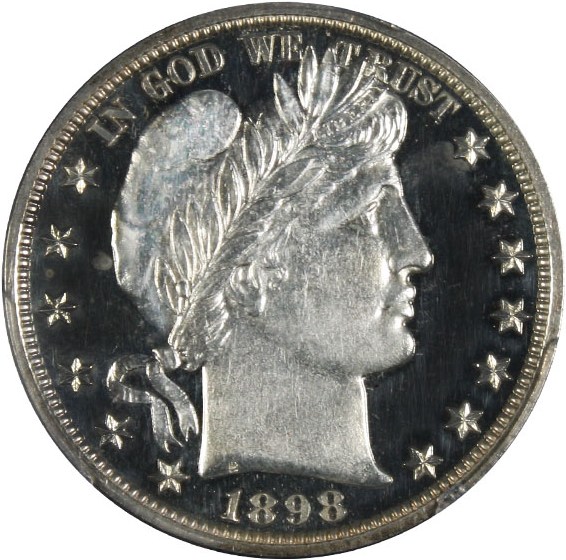 image for: 1898 50c PCGS Proof 63 CAM