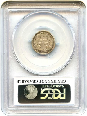image for: 1862 10c PCGS Genuine XF Details, Cleaning