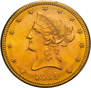 image for: 1885-S $10 PCGS MS63