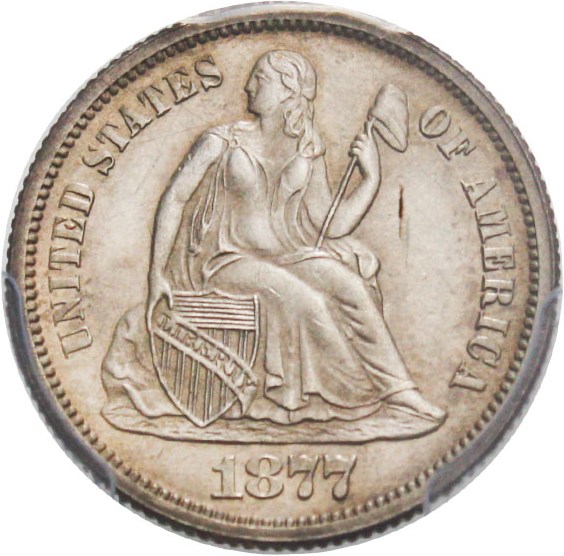 image for: 1877 10c PCGS Proof 62