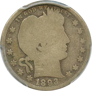 image for: 1893-S 25c PCGS AG-3 - No Reserve!